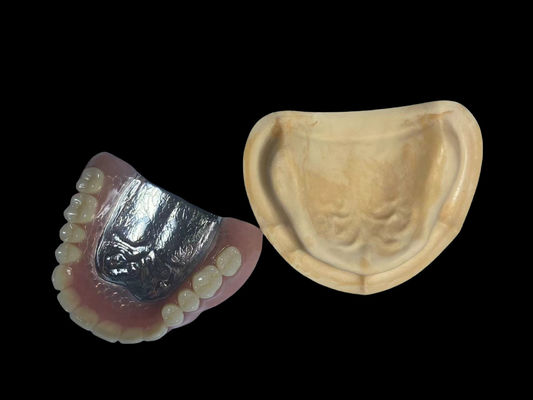 comprar Reparación de dentadura parcial removible de arco completo de metal Cocr con dientes acrílicos Yamahachi Fabricación en línea