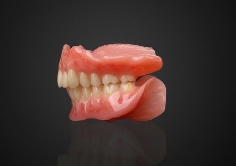 Dentadura parcial de base acrílica instantánea adsorbente extraíble y cómoda